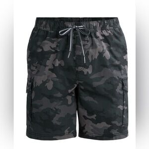 George Men's Black Camo Board Shorts